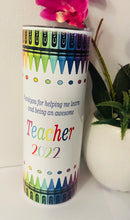 Teacher big heart tumbler