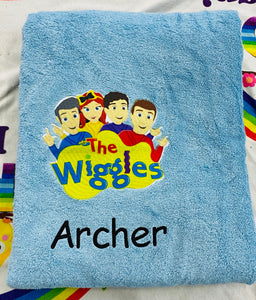 Wiggles towel/towel set