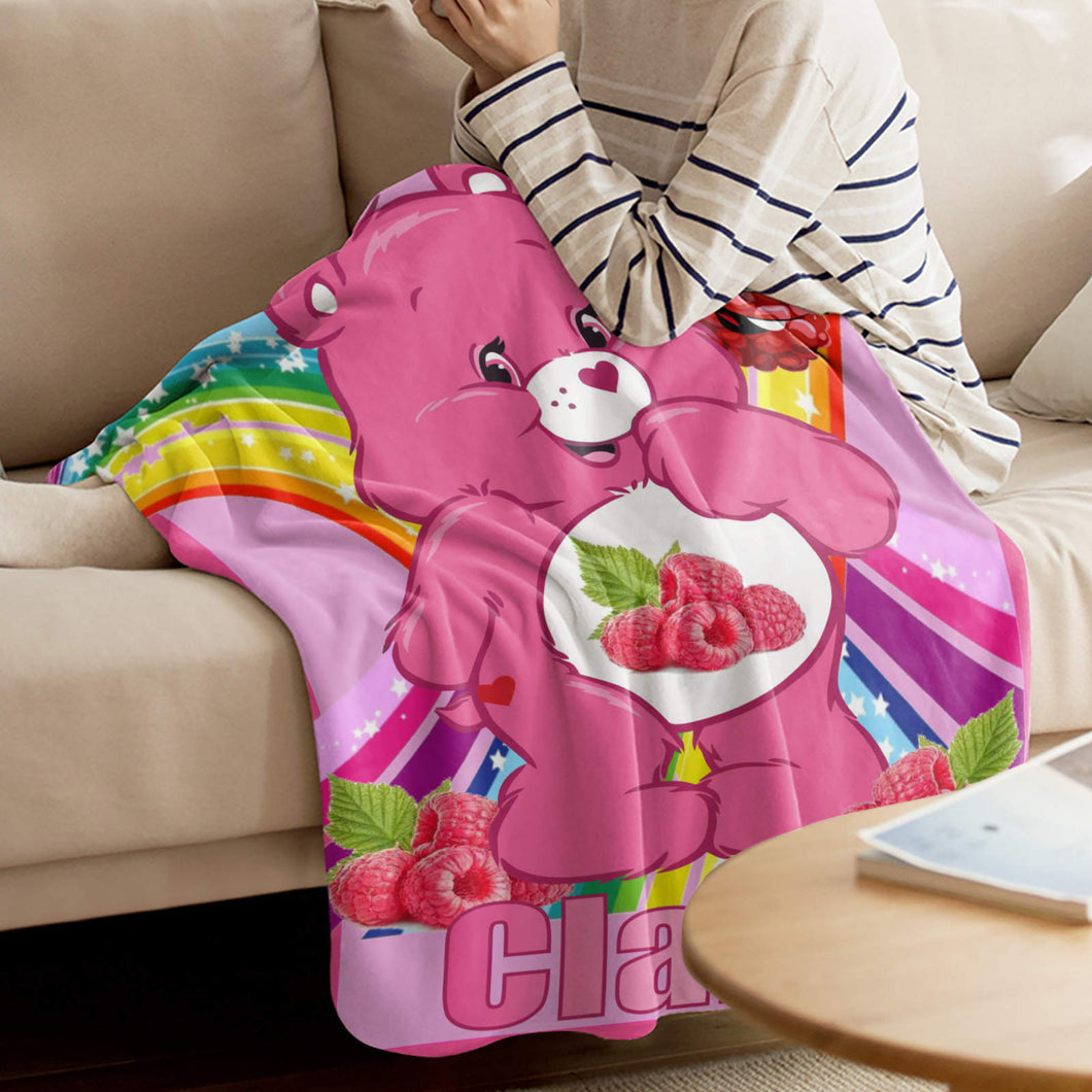 Care bear raspberry Blanket