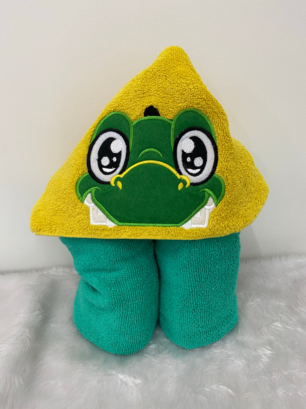 Dino Hooded Towel