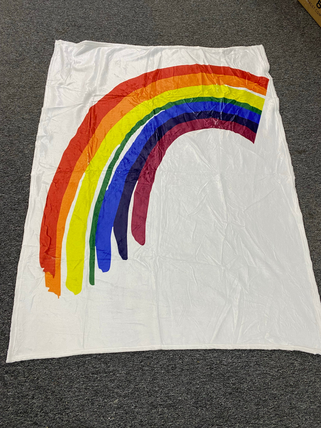 rainbow  custom Blanket