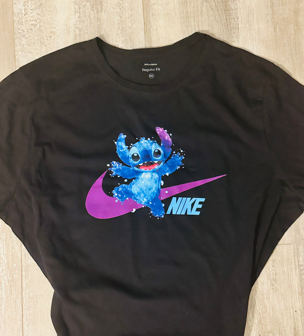 Watercolour stitch T-shirt