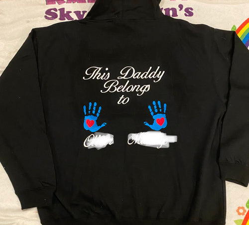 This dad belongs to ? Hoodie