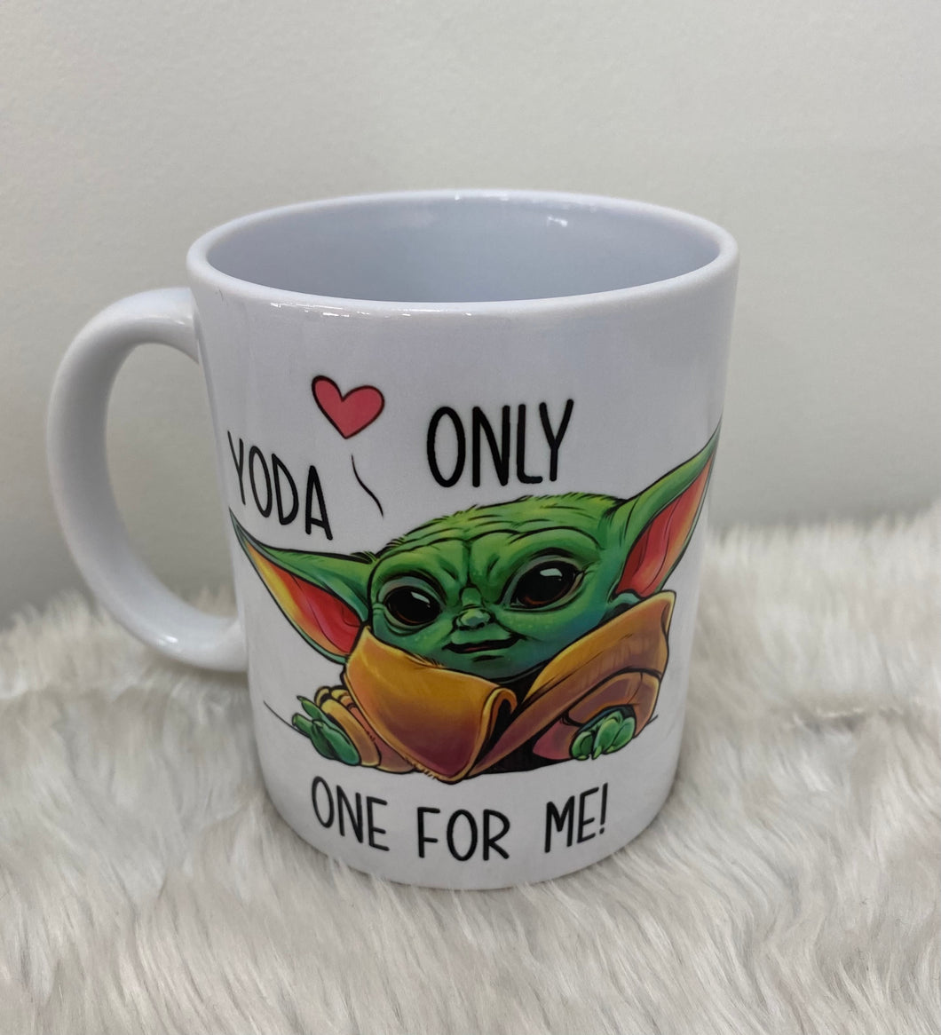 Yoda only one for me mug