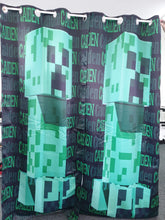 Minecraft creeper Block out custom curtains