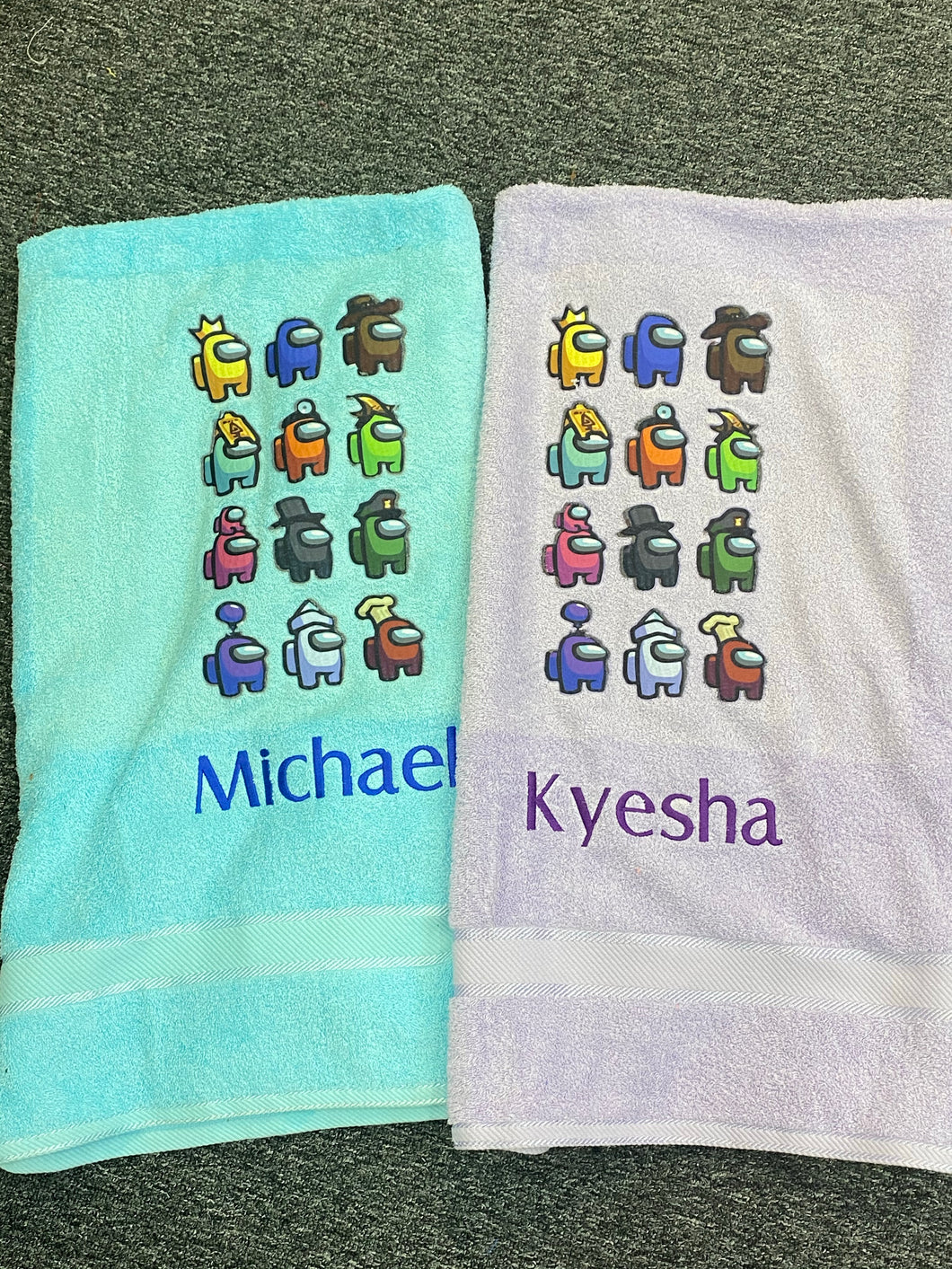 Among us towel/ towel set