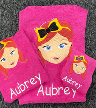 Towel sets embriodery picture towels