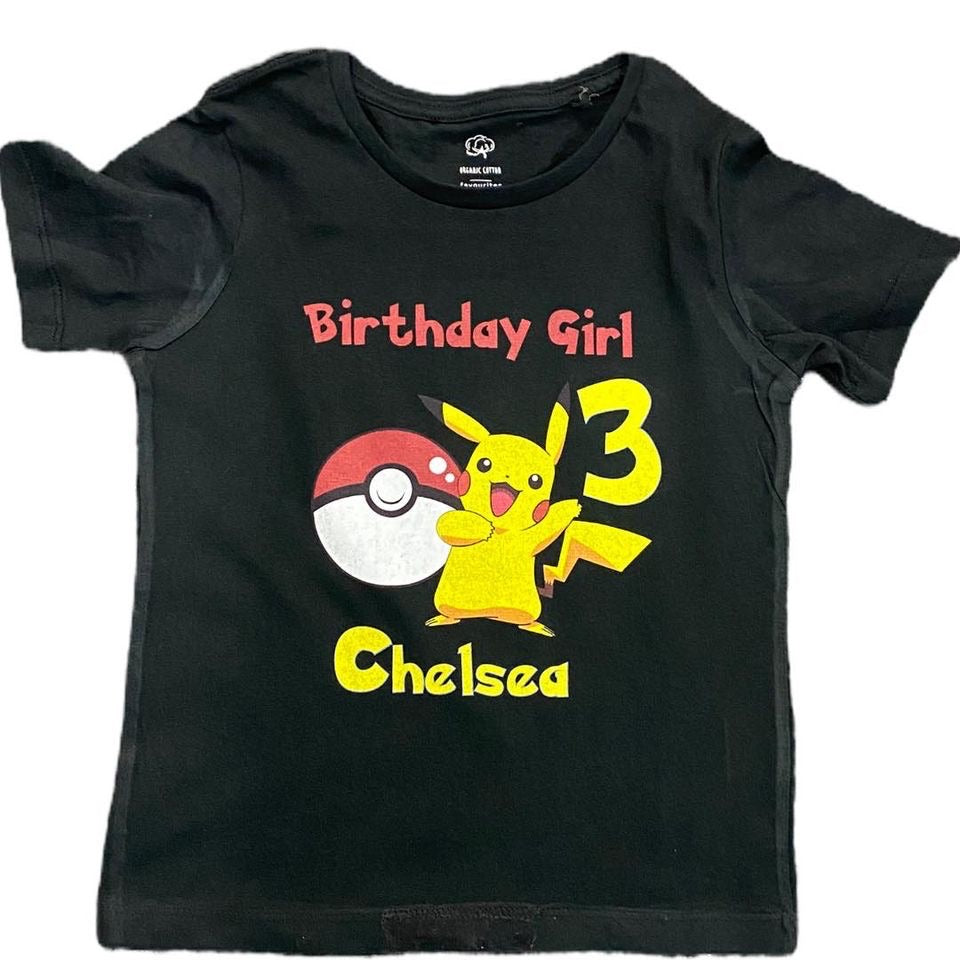Pokémon birthday tshirt