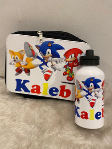 Sonic the hedgehog lunch Box and Drink Bottle