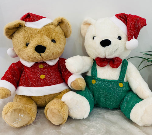 Xmas bears personalised