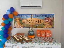Lion king  birthday banner/backdrop