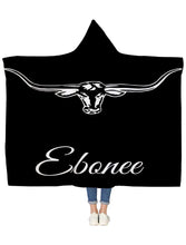 Hooded blanket custom