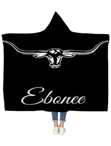 Hooded blanket custom