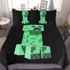 Minecraft 3pc  quilt cover set