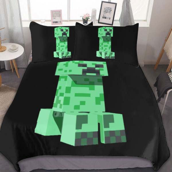 Minecraft 3pc  quilt cover set