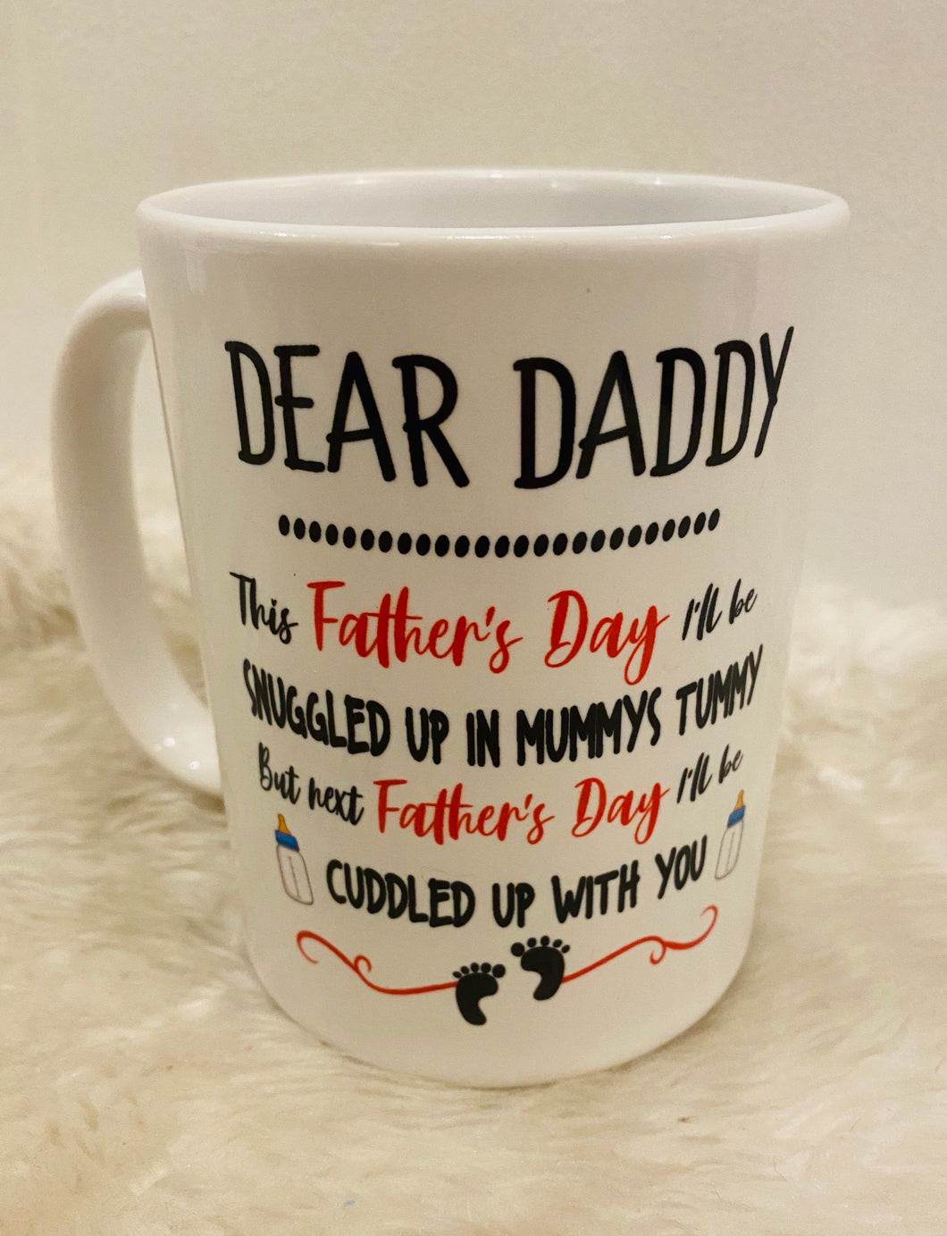 Dear daddy coffee mug