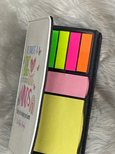 Teacher Notebook , sticky pad  & tumbler personalised