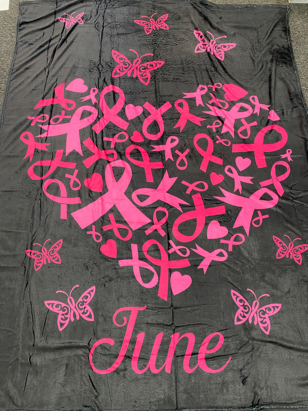 Breast cancer Custom Blanket