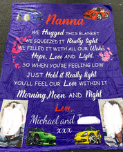 We/I Hugged  Custom Blanket