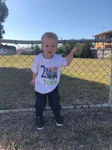 Wiggles show birthday tshirt