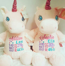 PInk Unicorn Teddy.