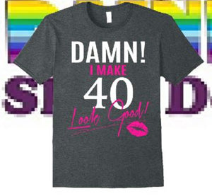 40th womens Tshirts