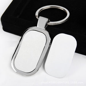 Metal personalised keyrings