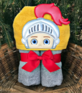 Knight Hooded Towel 3D