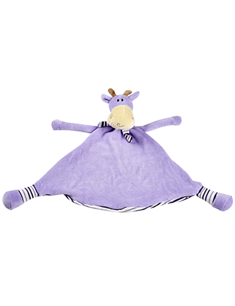 Oeko Lavender Giraffe comforter
