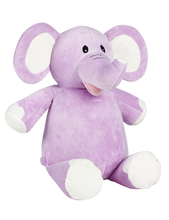 Elle the Elephant Pink,Blue, Purple,Grey
