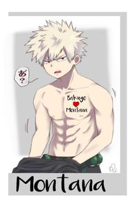 Animate Bakugo Custom Blanket