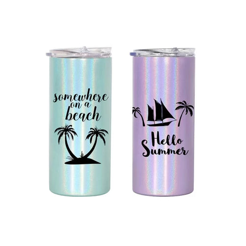 12oz Straight Sparkle tumbler