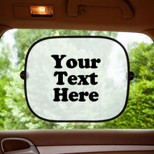 Car sunshades personalised