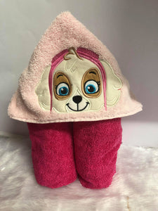 Paw patrol hooded towels