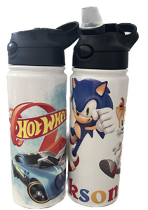Sports Bottle with Straw Lid