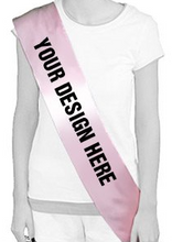 Customized Sashes