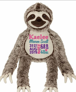 Silveno The Sloth Teddy