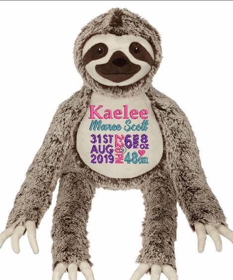 Silveno The Sloth Teddy