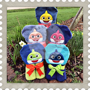 Shark Doo Doo  Hooded Towel