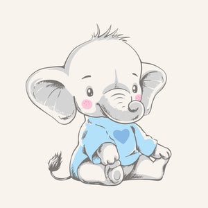 Elephant baby Custom Blanket