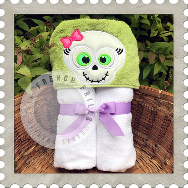 Skeleton Boy/Girl Hooded Towel