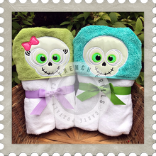 Skeleton Boy/Girl Hooded Towel