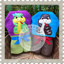 Snake Hooded Towel