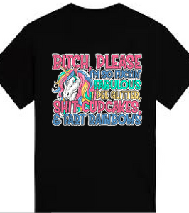 Bitch Please unicorn tshirt