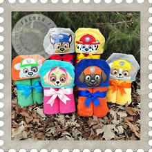 Paw patrol hooded towels