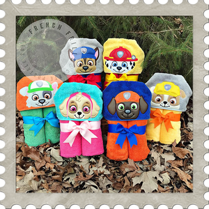 Paw patrol hooded towels